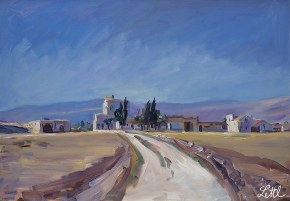 Wolfgang Lettl - Masseria Pagano zona Resecata - 70x100cm