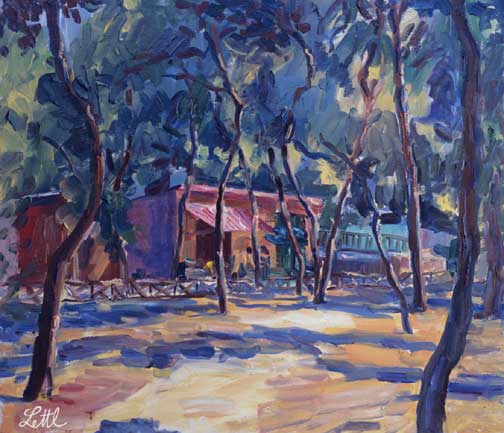  Wolfgang Lettl - Park in Siponto - 60x70cm