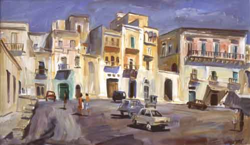 Wolfgang Lettl - Manfredonia - Pertuso del Monaco 60x100cm