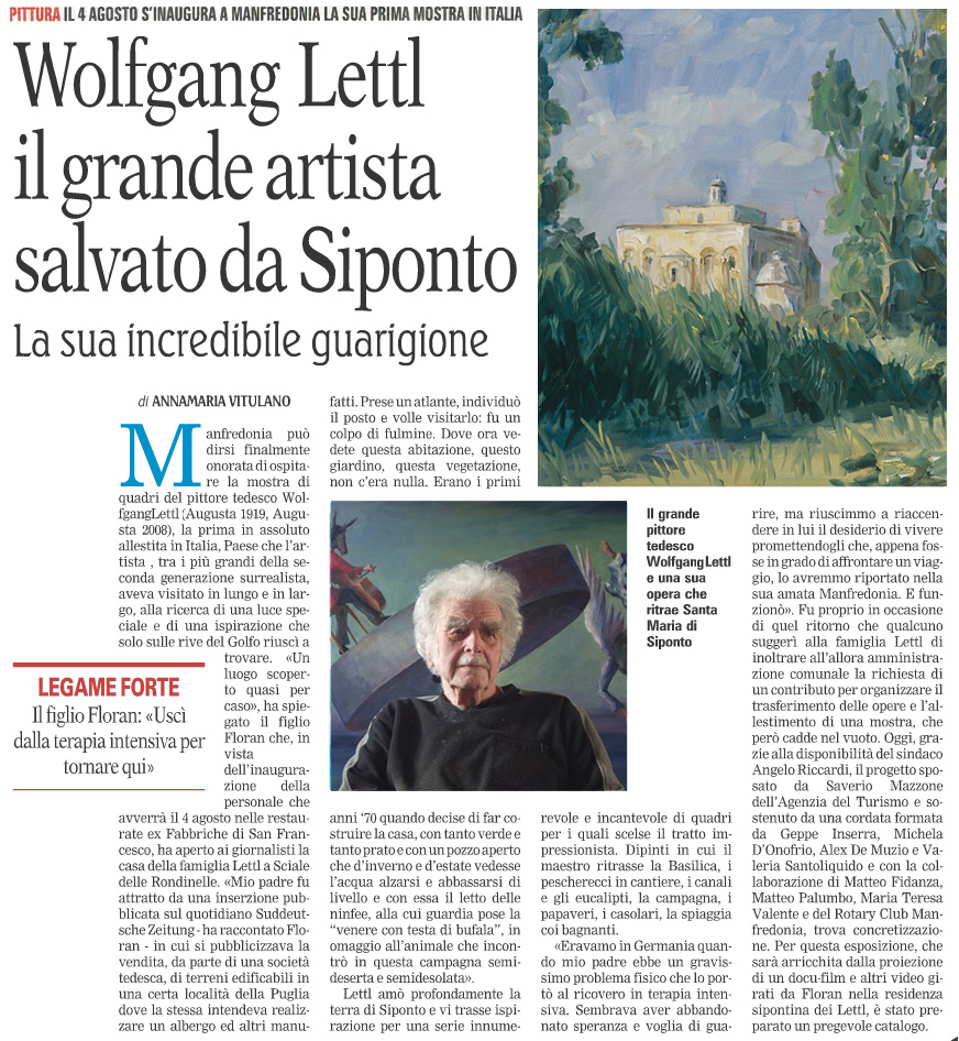 La Gazzetta del Mezzigiorno, 7 giunio 2017