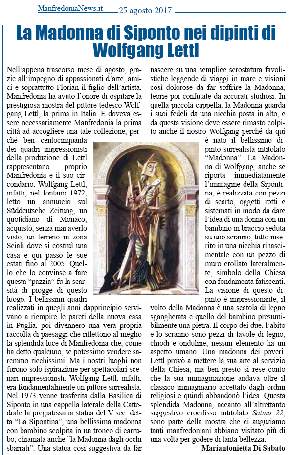 ManfredoniaNews, 25 agosto 2017