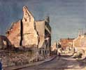 Augsburg, Bäckergasse, Blick zum Predigerberg und zur Dominikanerkirche