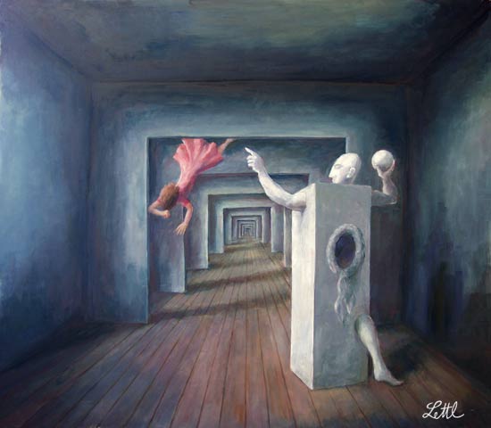 Wolfgang + Florian Lettl - Der Fluch der Götter (2005) 79x90 cm