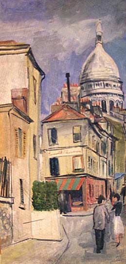 Wolfgang Lettl - Paris, Sacré Coeur, 68,5x34,5 cm