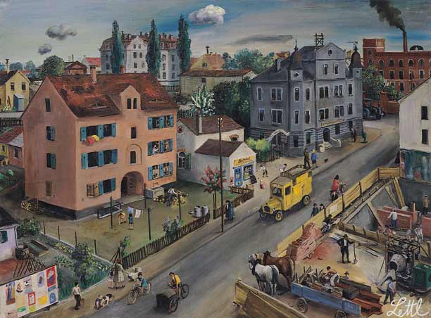 Wolfgang Lettl - Restauration Birkenau (1949), 73x98 cm