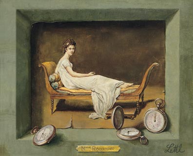 Wolfgang Lettl - Madame Recamier (1980), 27,5x33 cm