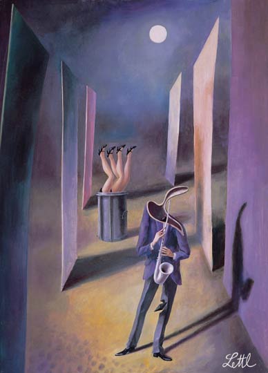 Wolfgang Lettl - Giovanni (1985), 99x74 cm