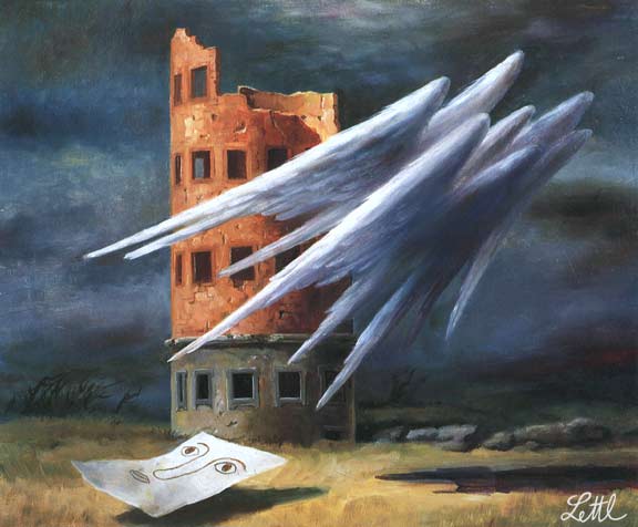 Wolfgang Lettl - Brandstifter/2 (1985), 47x55 cm