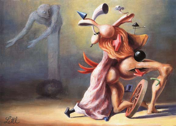 Wolfgang Lettl - Tango (1989), 31,5x44 cm