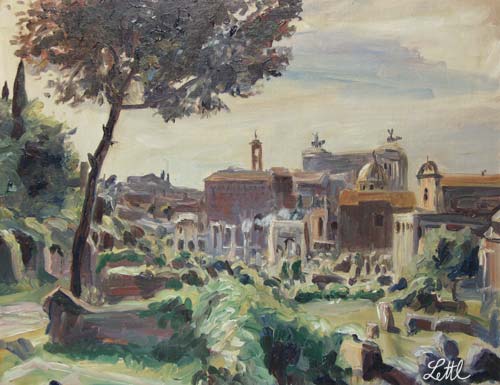 Lettl, Rom - Forum Romanum, 1955